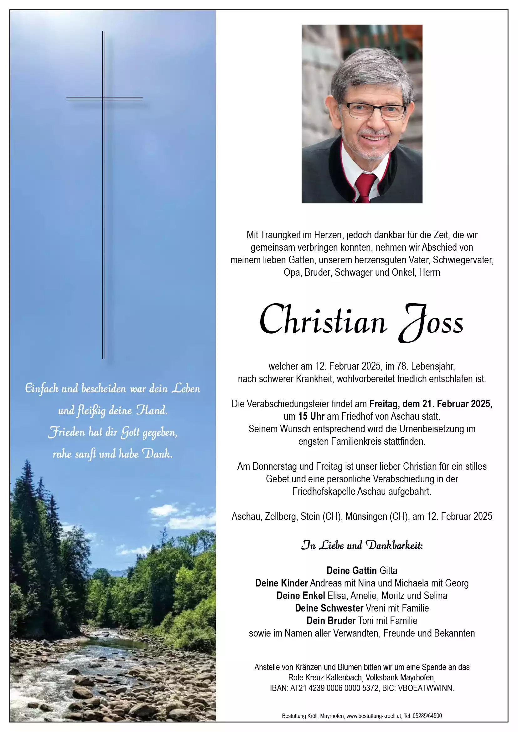 Parte von Christian Joss